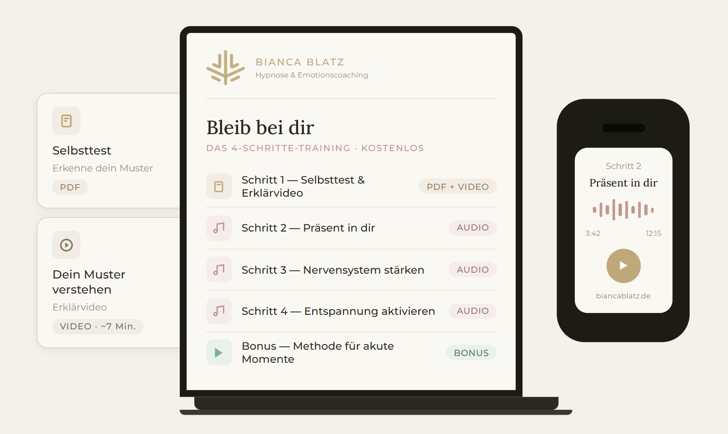 Bleib bei dir – Training
